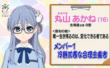 丸山あかねとは～22/7メンバープロフィール・人物像まとめ